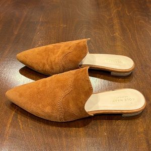 Cole Haan Western Suede Mules